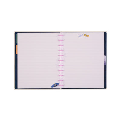 Butterfly Botanics - Dotted Lined Big Notebook - 60 Sheets