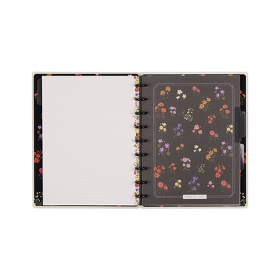 Dark Garden - Dotted Lined Classic Notebook - 60 Sheets
