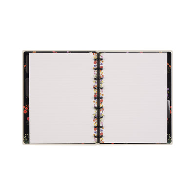 Dark Garden - Dotted Lined Classic Notebook - 60 Sheets