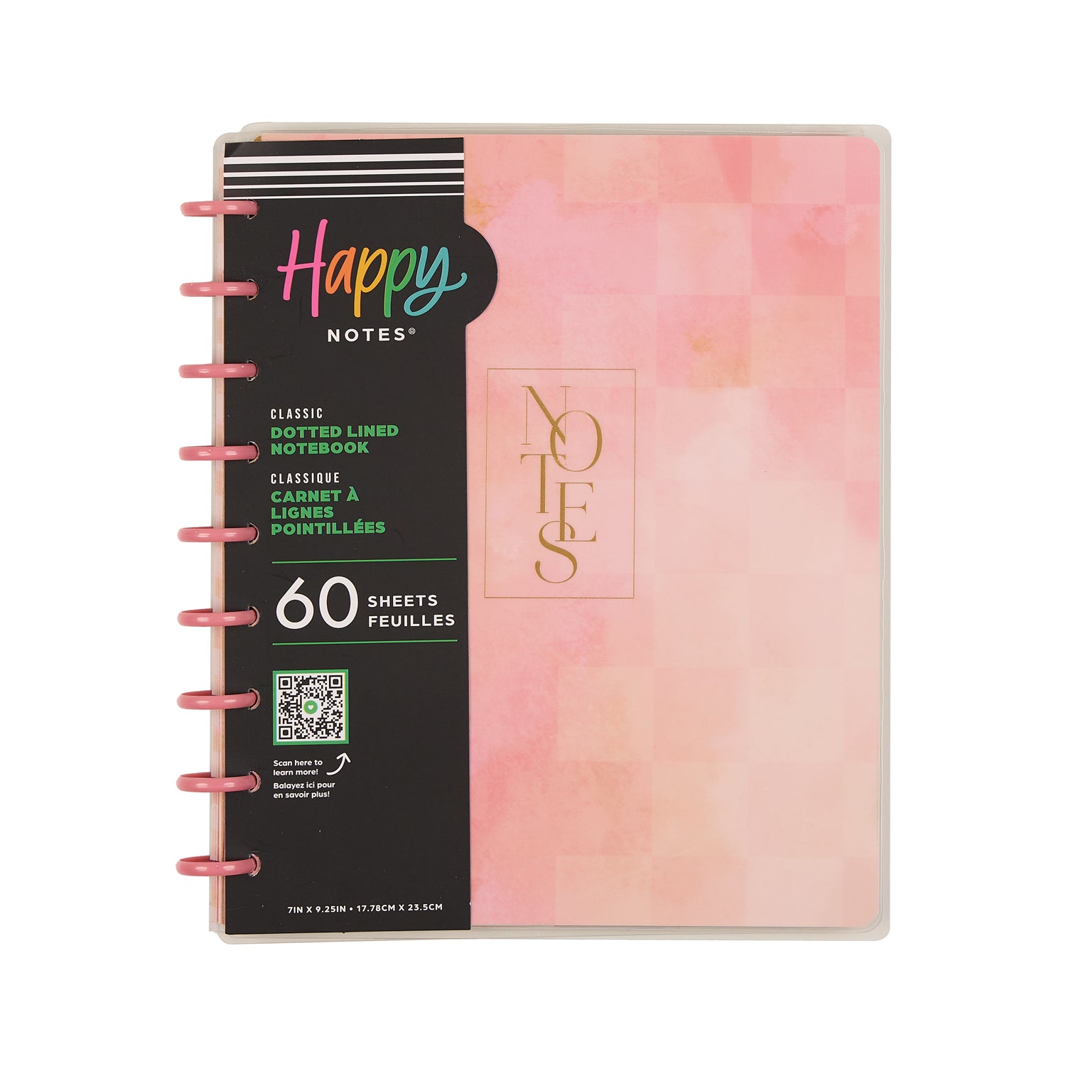 Notebook 60 Textured Canvas - Dotted Lined Classic Notebook - 60 Sheets – Happy Planner