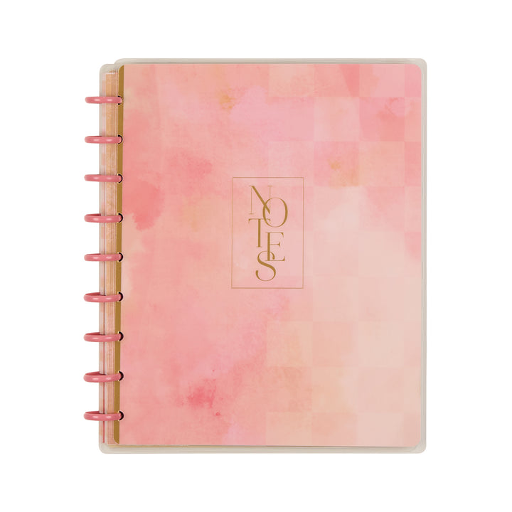 Textured Canvas - Dotted Lined Classic Notebook - 60 Sheets