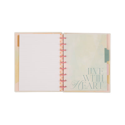 Textured Canvas - Dotted Lined Classic Notebook - 60 Sheets