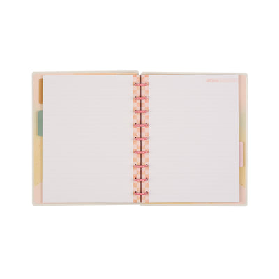 Textured Canvas - Dotted Lined Classic Notebook - 60 Sheets