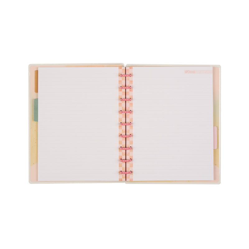 Textured Canvas - Dotted Lined Classic Notebook - 60 Sheets