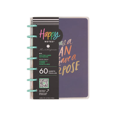 Watercolor Grace Faith - Dotted Lined Mini Notebook - 60 Sheets