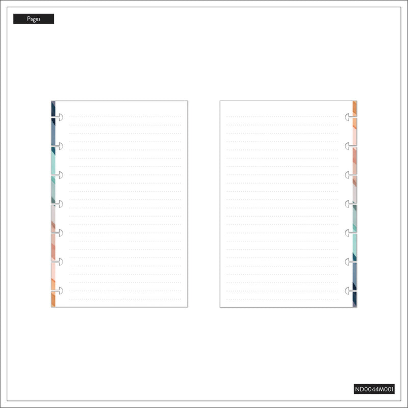 Watercolor Grace Faith - Dotted Lined Mini Notebook - 60 Sheets