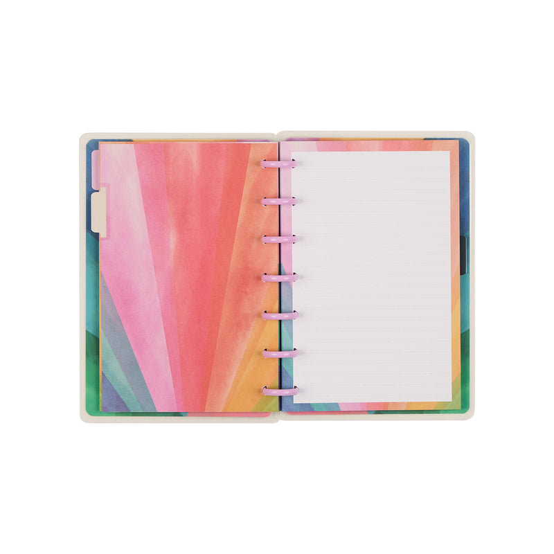 Floral Energy - Dotted Lined Mini Notebook - 60 Sheets
