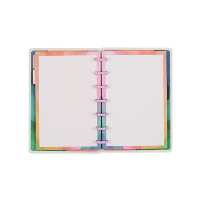 Floral Energy - Dotted Lined Mini Notebook - 60 Sheets