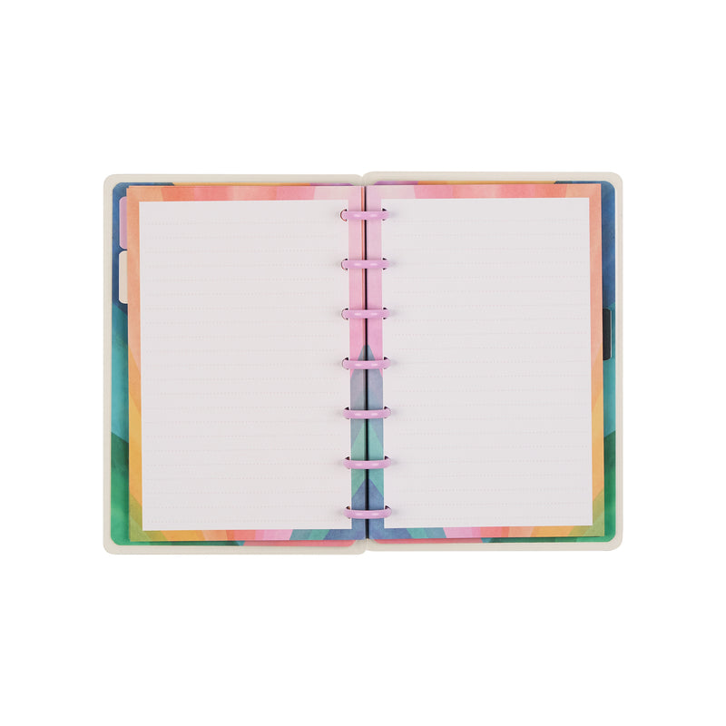 Floral Energy - Dotted Lined Mini Notebook - 60 Sheets