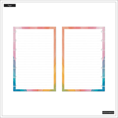 Floral Energy - Dotted Lined Mini Notebook - 60 Sheets