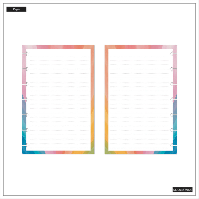 Floral Energy - Dotted Lined Mini Notebook - 60 Sheets