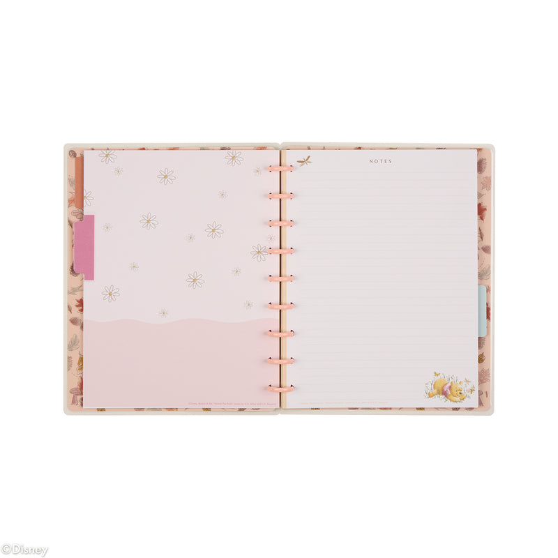 Disney Winnie the Pooh Seasonal - Dotted Lined Classic Notebook - 60 Sheets