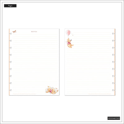 Disney Winnie the Pooh Seasonal - Dotted Lined Classic Notebook - 60 Sheets