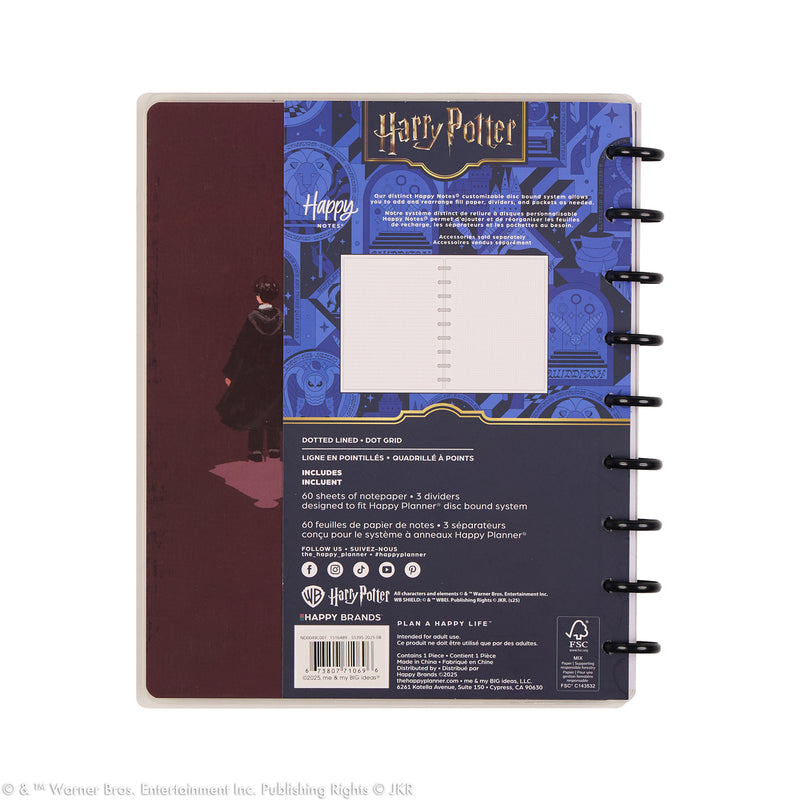 Harry Potter Enchanted Grounds - Dotted Lined+ Dot Grid Classic Notebook - 60 Sheets