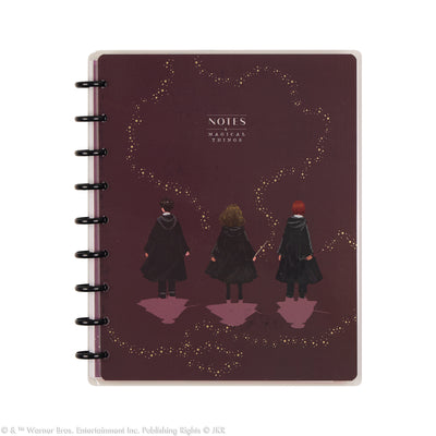 Harry Potter Enchanted Grounds - Dotted Lined+ Dot Grid Classic Notebook - 60 Sheets