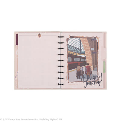 Harry Potter Enchanted Grounds - Dotted Lined+ Dot Grid Classic Notebook - 60 Sheets