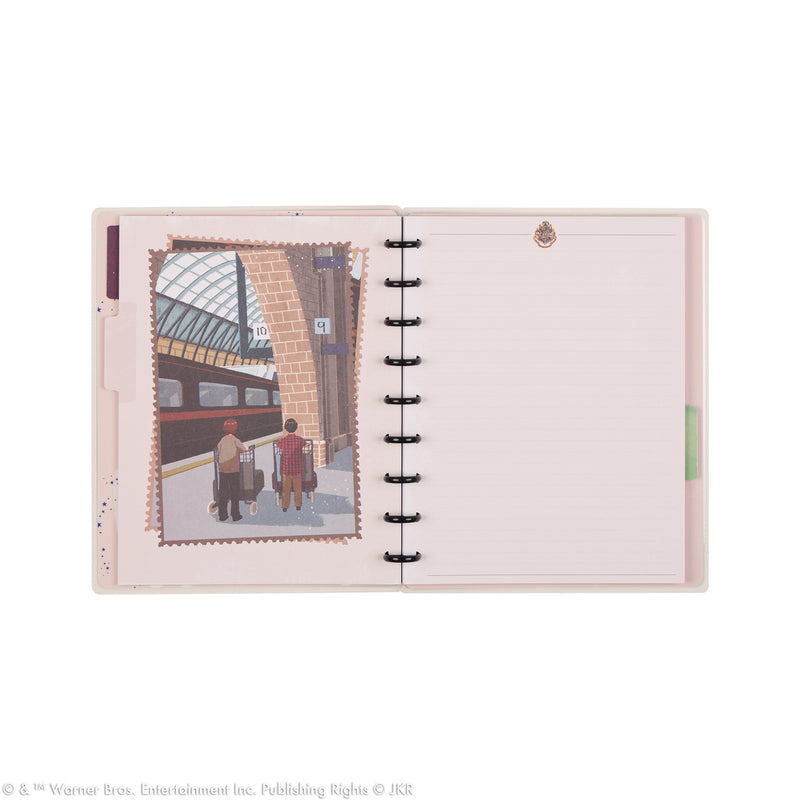 Harry Potter Enchanted Grounds - Dotted Lined+ Dot Grid Classic Notebook - 60 Sheets