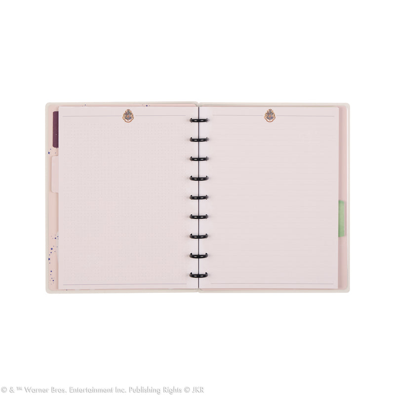 Harry Potter Enchanted Grounds - Dotted Lined+ Dot Grid Classic Notebook - 60 Sheets