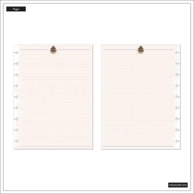 Harry Potter Enchanted Grounds - Dotted Lined+ Dot Grid Classic Notebook - 60 Sheets