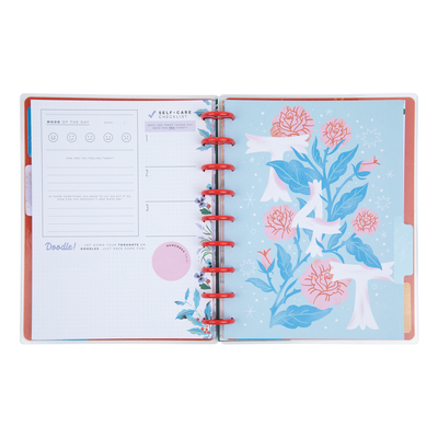 Bug Robbins x Happy Planner Blooming With Pride - Classic Guided Journal - 80 Sheets