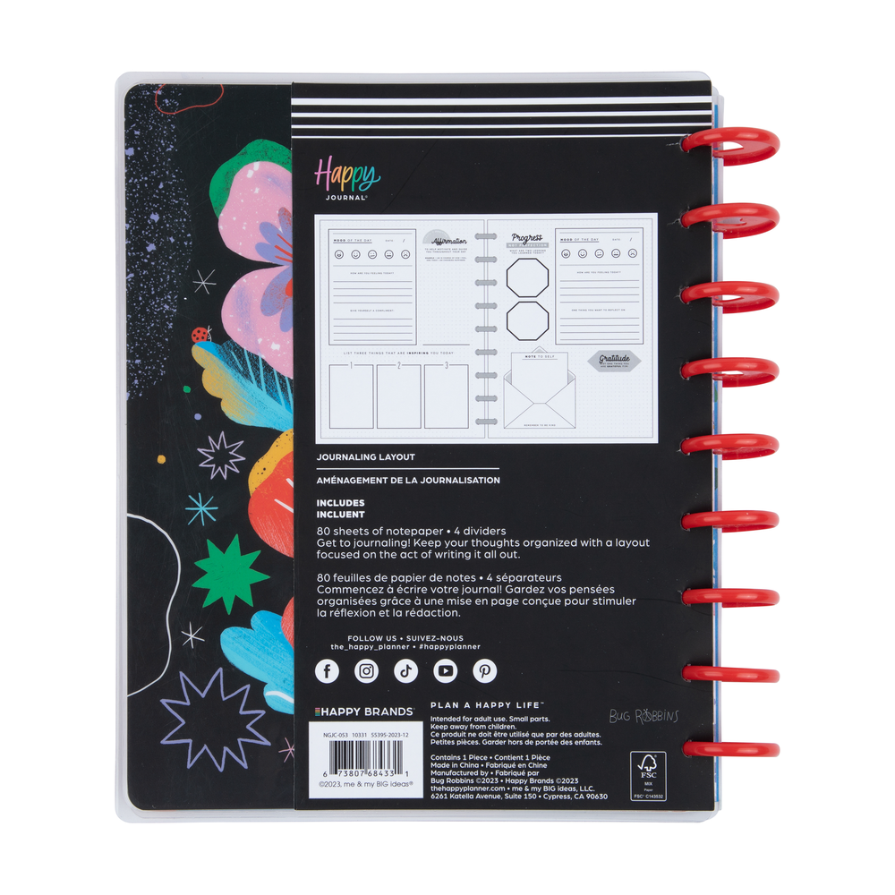 Bug Robbins x Happy Planner Blooming With Pride - Classic Guided 