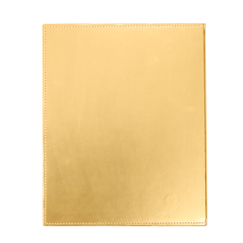 Work + Life Golden - Standing Notepad Folio - Weekly Overview Notepad - 52 Sheets