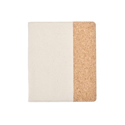 Work + Life Natural - Linen + Cork Notepad Folder - Weekly Overview - 52 Sheets