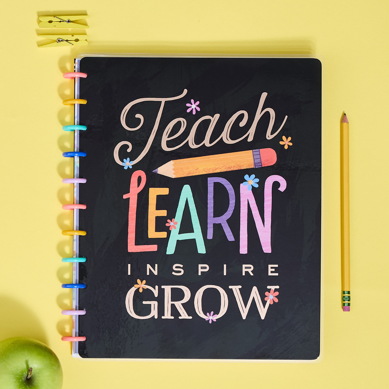 Classroom Brights Teacher - Dotted Lined Big Notebook - 60 Sheets ...