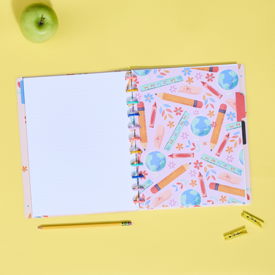 Classroom Brights Teacher - Dotted Lined Big Notebook - 60 Sheets ...