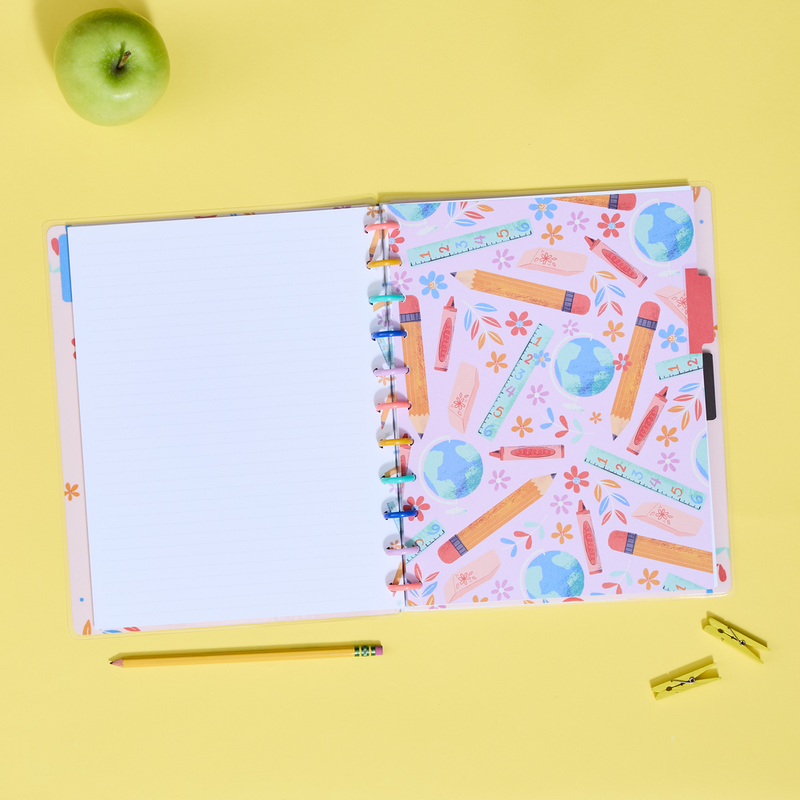 Teaching Notebook Classroom Brights Teacher - Dotted Lined Big Notebook - 60 Sheets ...