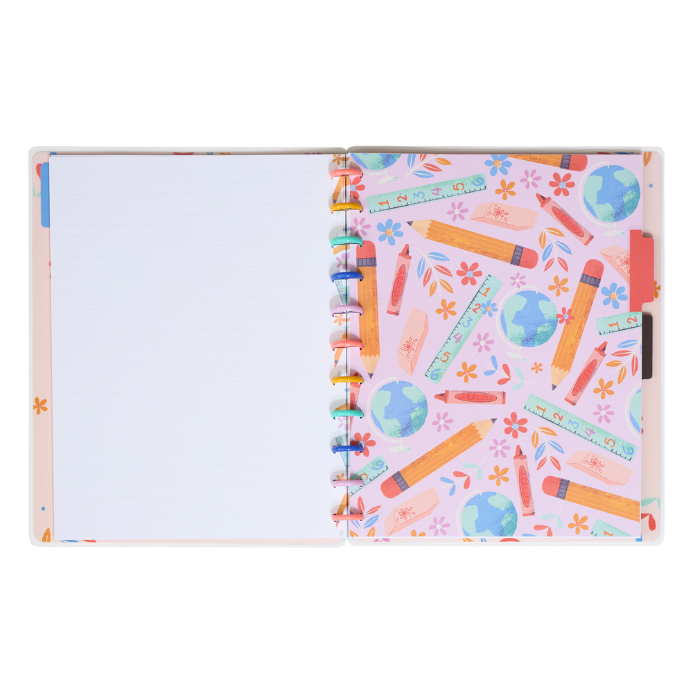 Teaching Notebook Classroom Brights Teacher - Dotted Lined Big Notebook - 60 Sheets ...