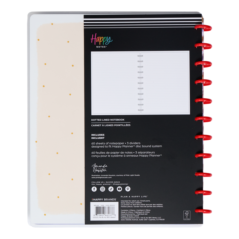 Coolest Teacher Ever - Dotted Lined Big Notebook - 60 Sheets – Happy ...