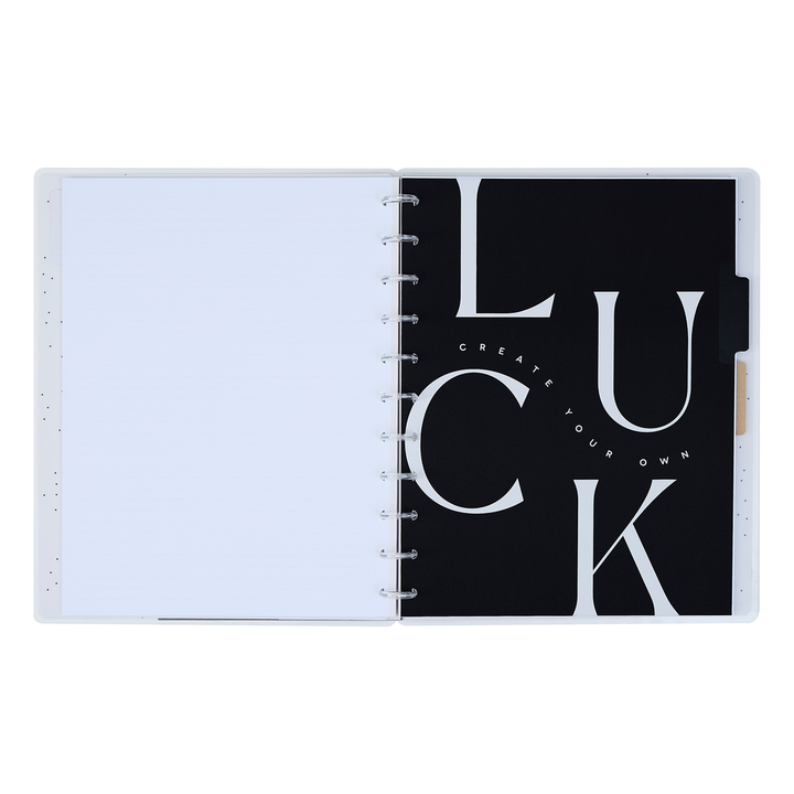 Neutral Chic - Dotted Lined Big Notebook - 60 Sheets – Happy Planner