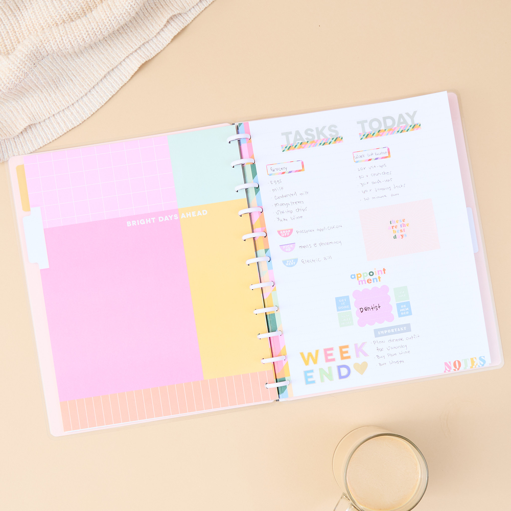 Building Blocks - Dotted Lined Big Notebook - 60 Sheets – Happy Planner