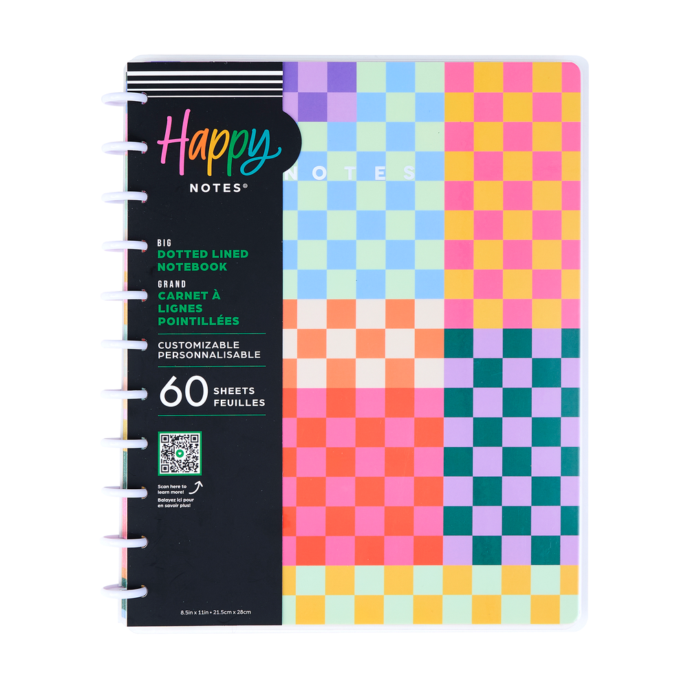Notebook Blocks Building Blocks - Dotted Lined Big Notebook - 60 Sheets – Happy Planner