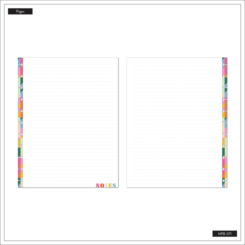 Building Blocks - Dotted Lined Big Notebook - 60 Sheets