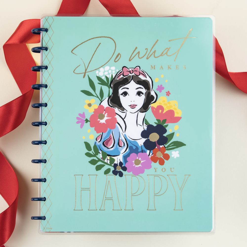 Disney Snow White - Dotted Lined Big Notebook - 60 Sheets – Happy
