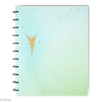 Disney Tinker Bell Stay Sparkly - Dotted Lined Big Notebook - 60 Sheets