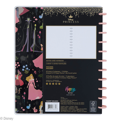 Disney Sleeping Beauty 65th Anniversary - Dotted Lined Big Notebook - 60 Sheets