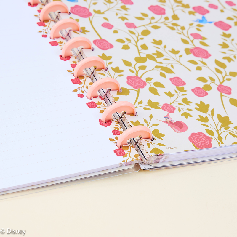 Disney Sleeping Beauty 65th Anniversary - Dotted Lined Big Notebook - 60 Sheets