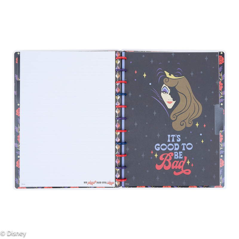 Disney Good vs. Evil - Dotted Lined Big Notebook - 60 Sheets