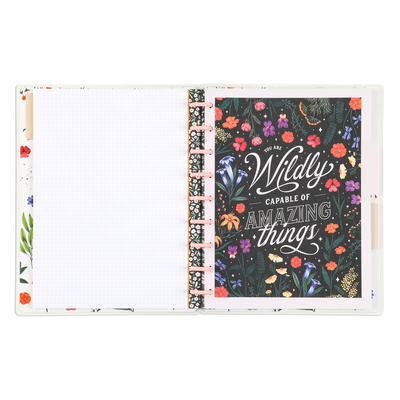 Moody Blooms - Dotted Lined Classic Notebook - 60 Sheets