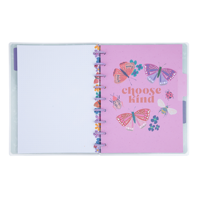 Midnight Botanical - Checklist + Dot Grid Classic Notebook - 60 Sheets