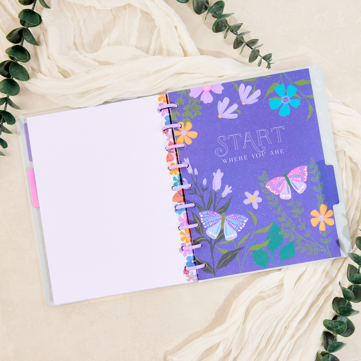 happy-shop　ノート Bee Happy Dot Grid Notebook – Milkmochabear