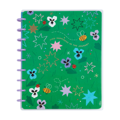Bug Robbins x Happy Planner Blooming With Pride - Dotted Lined Classic Notebook - 60 Sheets