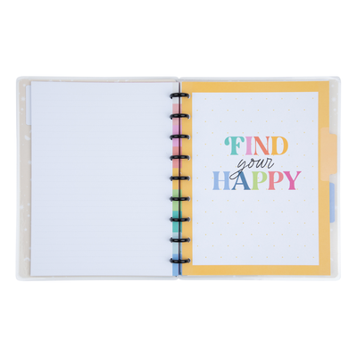 Happy Brights - Dotted Lined Classic Notebook - 60 Sheets