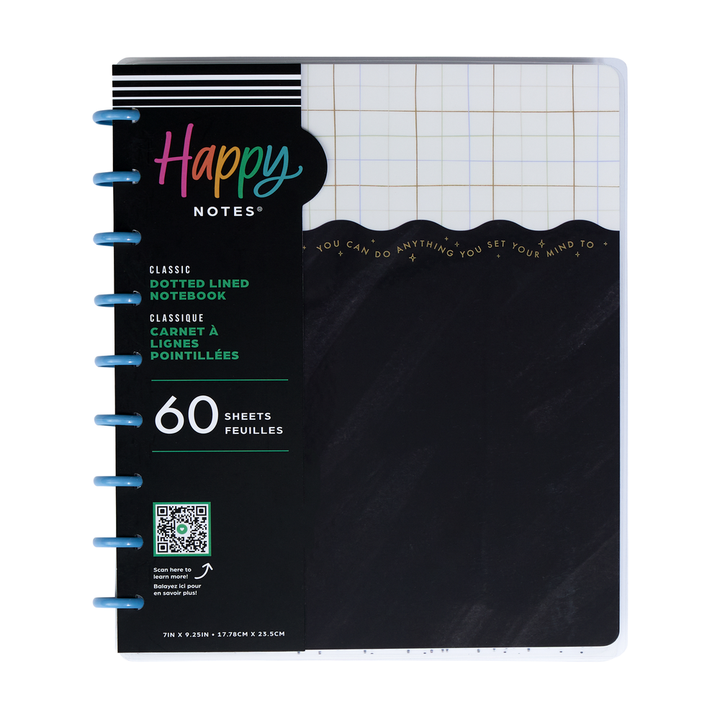Quirky Plans Student - Dotted Lined Classic Notebook - 60 Sheets