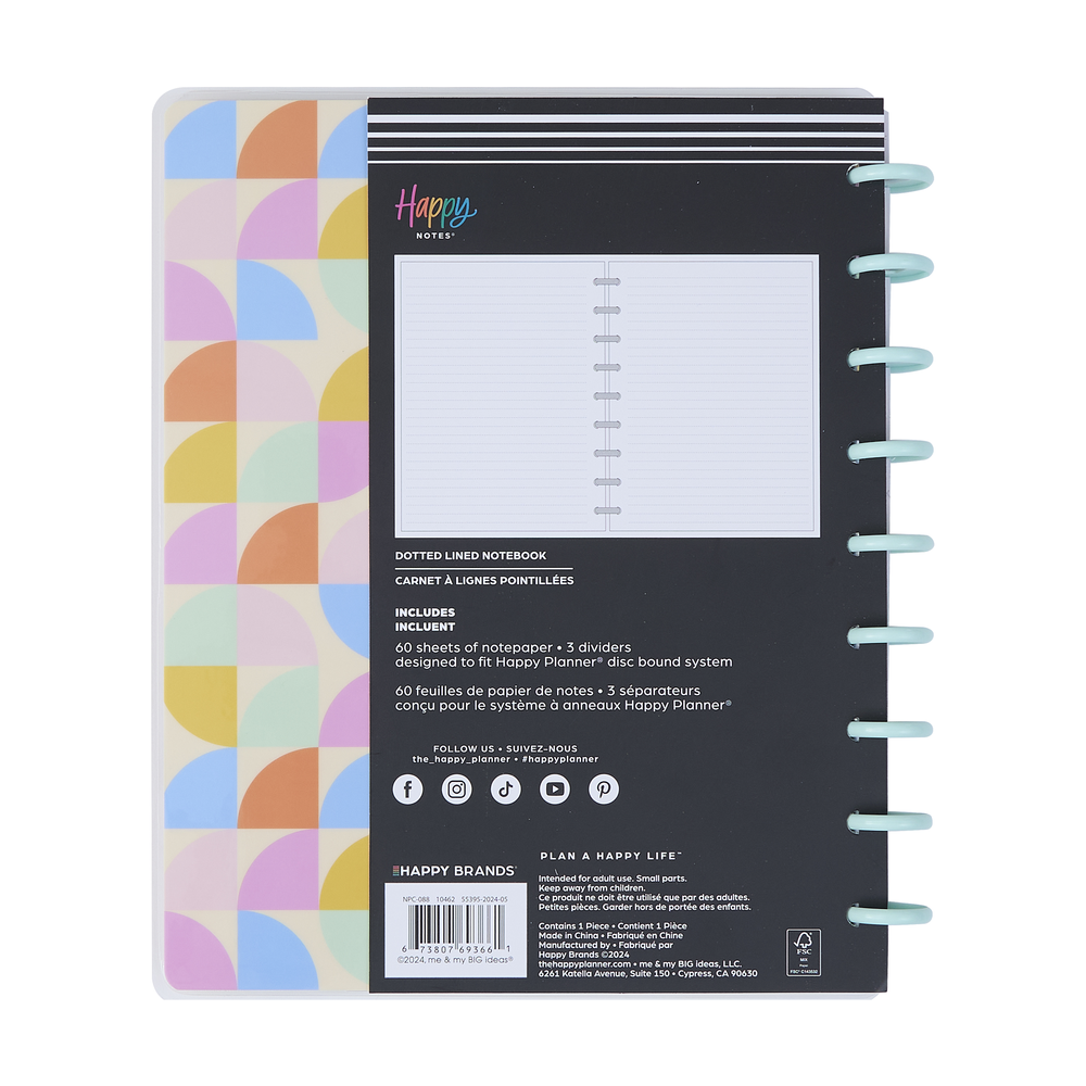 Good Notebook Good Days - Dotted Lined Classic Notebook - 60 Sheets – Happy Planner