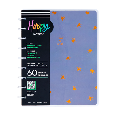 Forest Flowers - Dotted Lined Classic Notebook - 60 Sheets