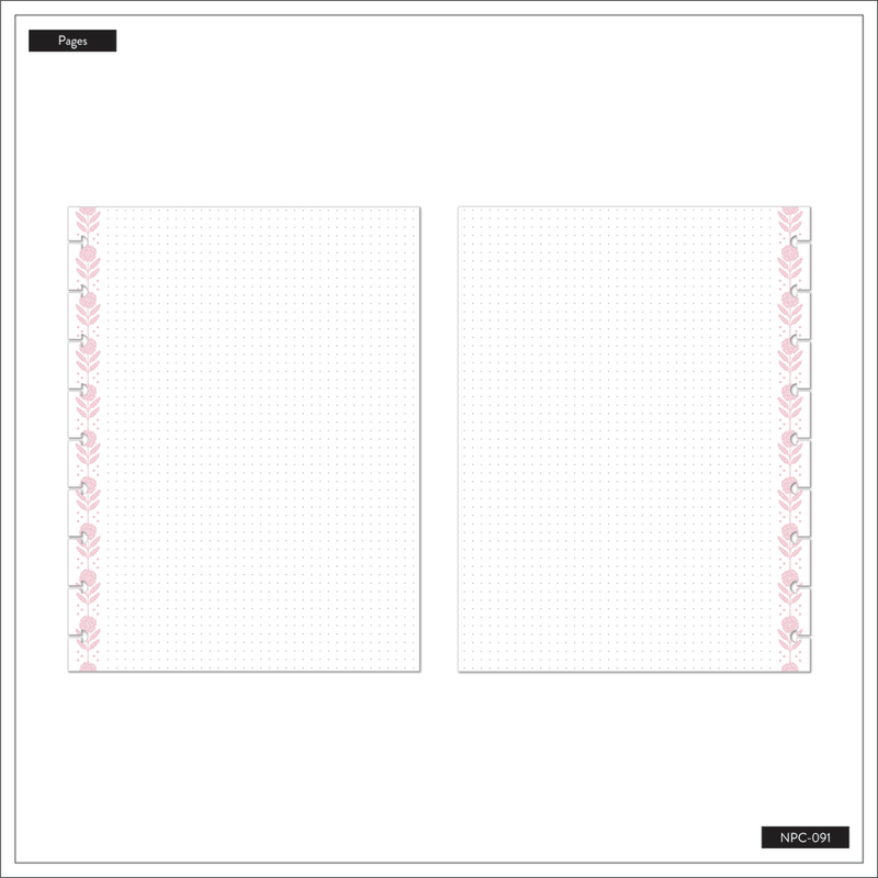 Western Wildflower - Dot Grid Classic Notebook - 60 Sheets